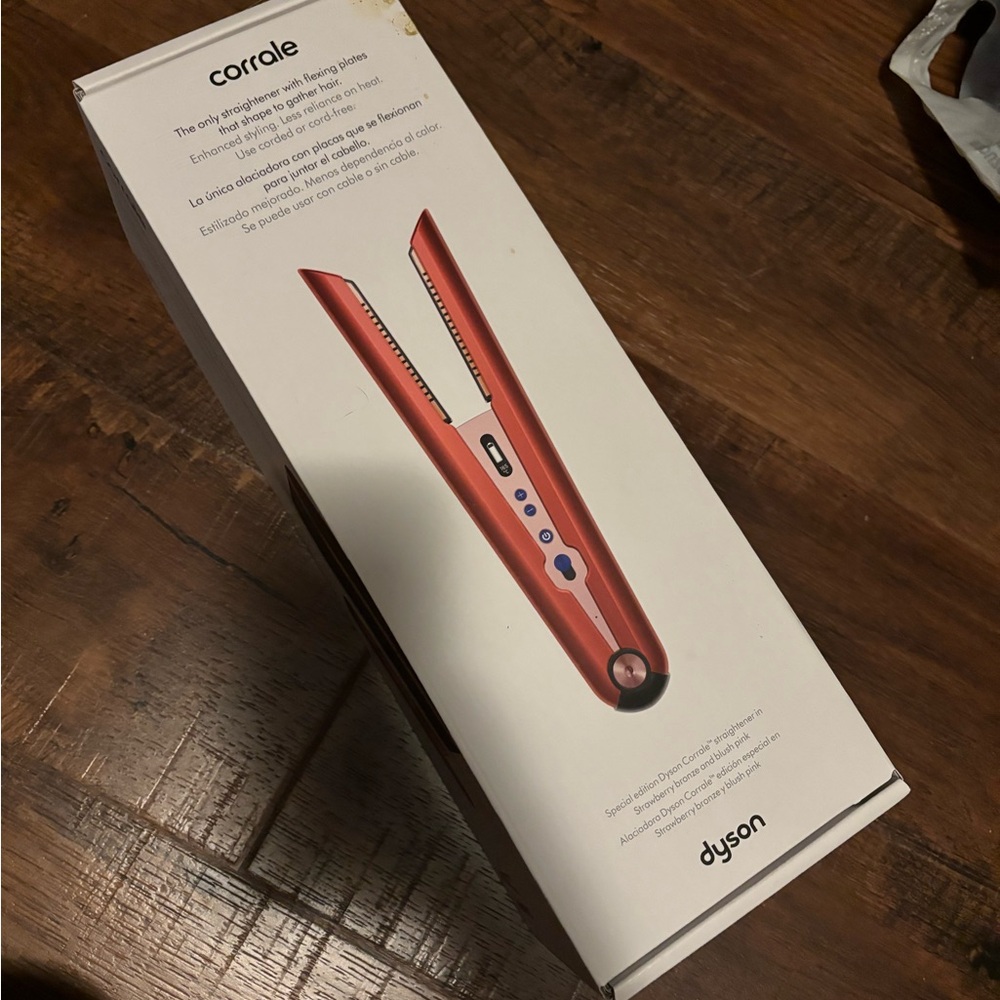 Dyson Corrale Strawberry Hair Straightener New in Box
